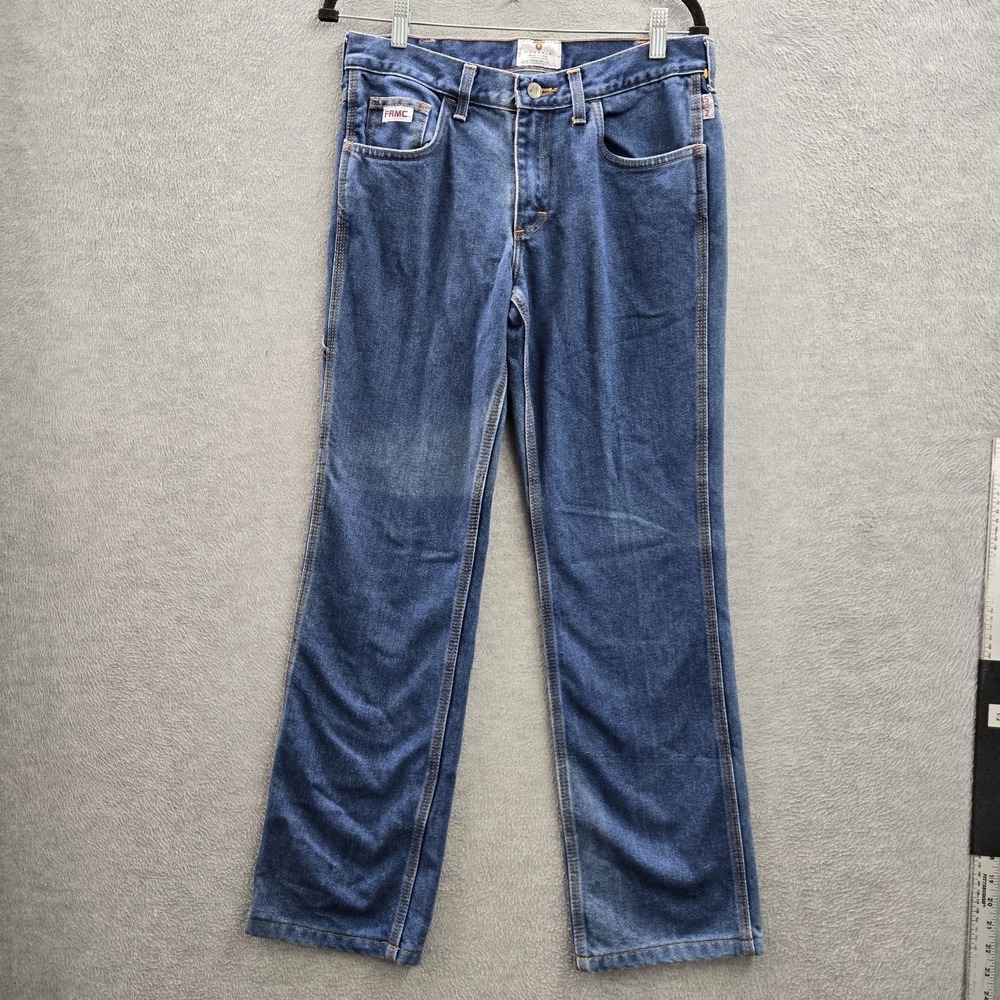 Tyndale Women Jeans 4 Blue‎ Denim Relax FR F293T Flame Resistant Work 30" Inseam